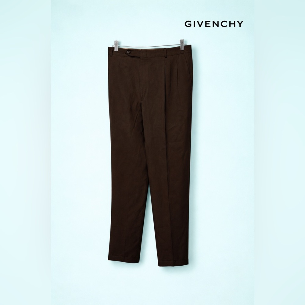 Vintage Givenchy‎ Men's Dark Brown Dress Pants